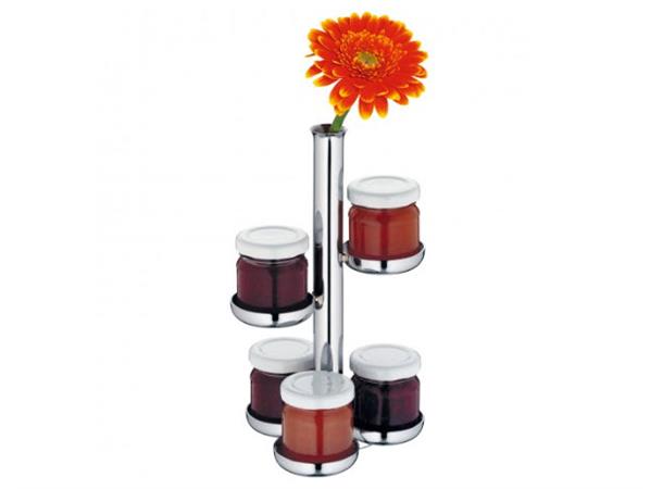 WMF syltetøyholder og vase, etasje Til 5stk porsjons syltetøyglass
